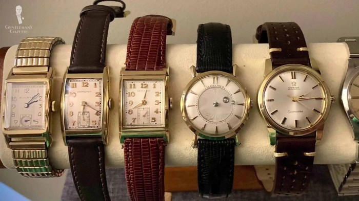 Vintage watches for collectors
