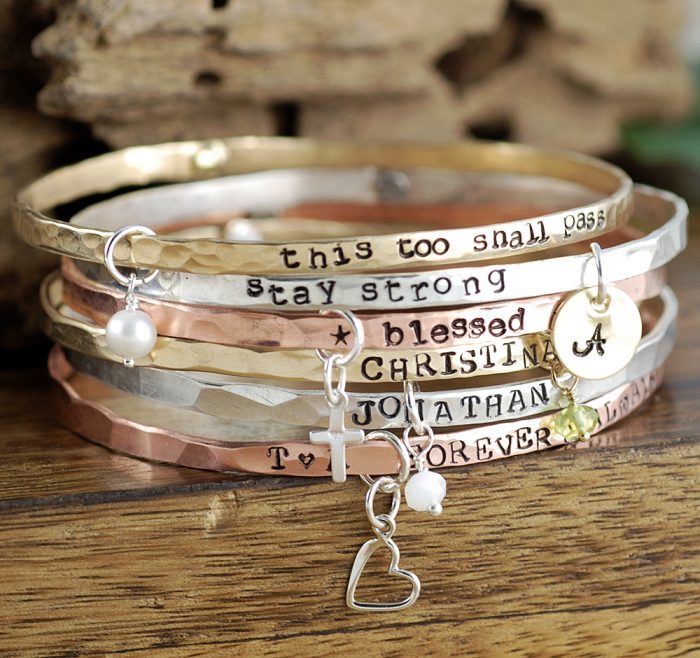 Personalized necklaces and bracelets